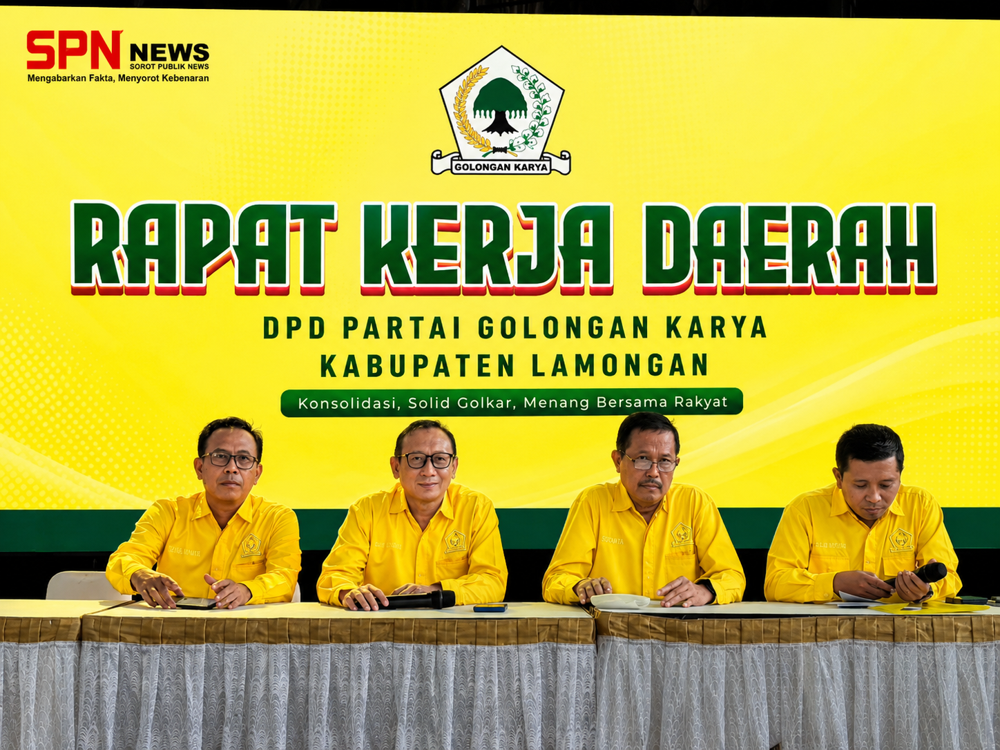 Golkar Panaskan Mesin Politik, Rakerda Lamongan Bidik Kemenangan Pemilu 2029